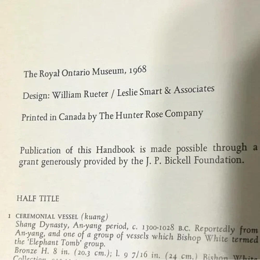 Royal Ontario Museum The Far East Collection Henry Trubner Vintage Hardcover